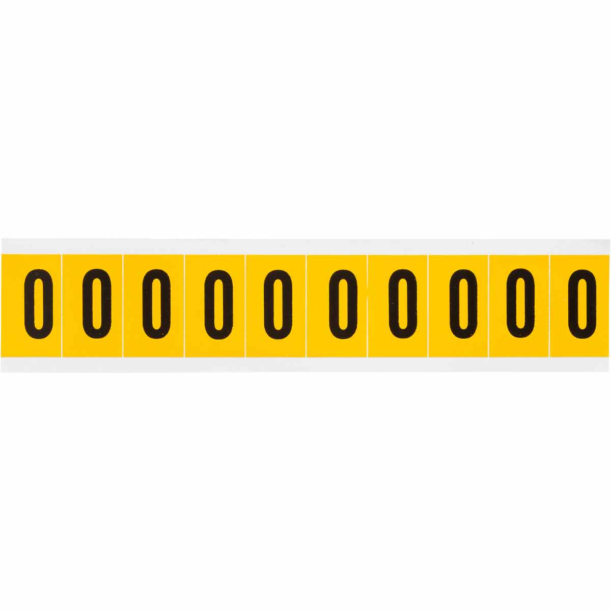 1 in Vinyl N&L Black on Yellow O 10/PK