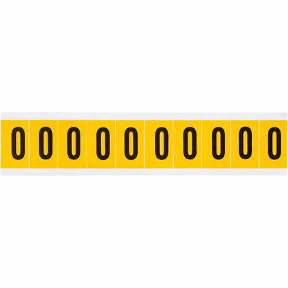 1 in Vinyl N&L Black on Yellow O 10/PK