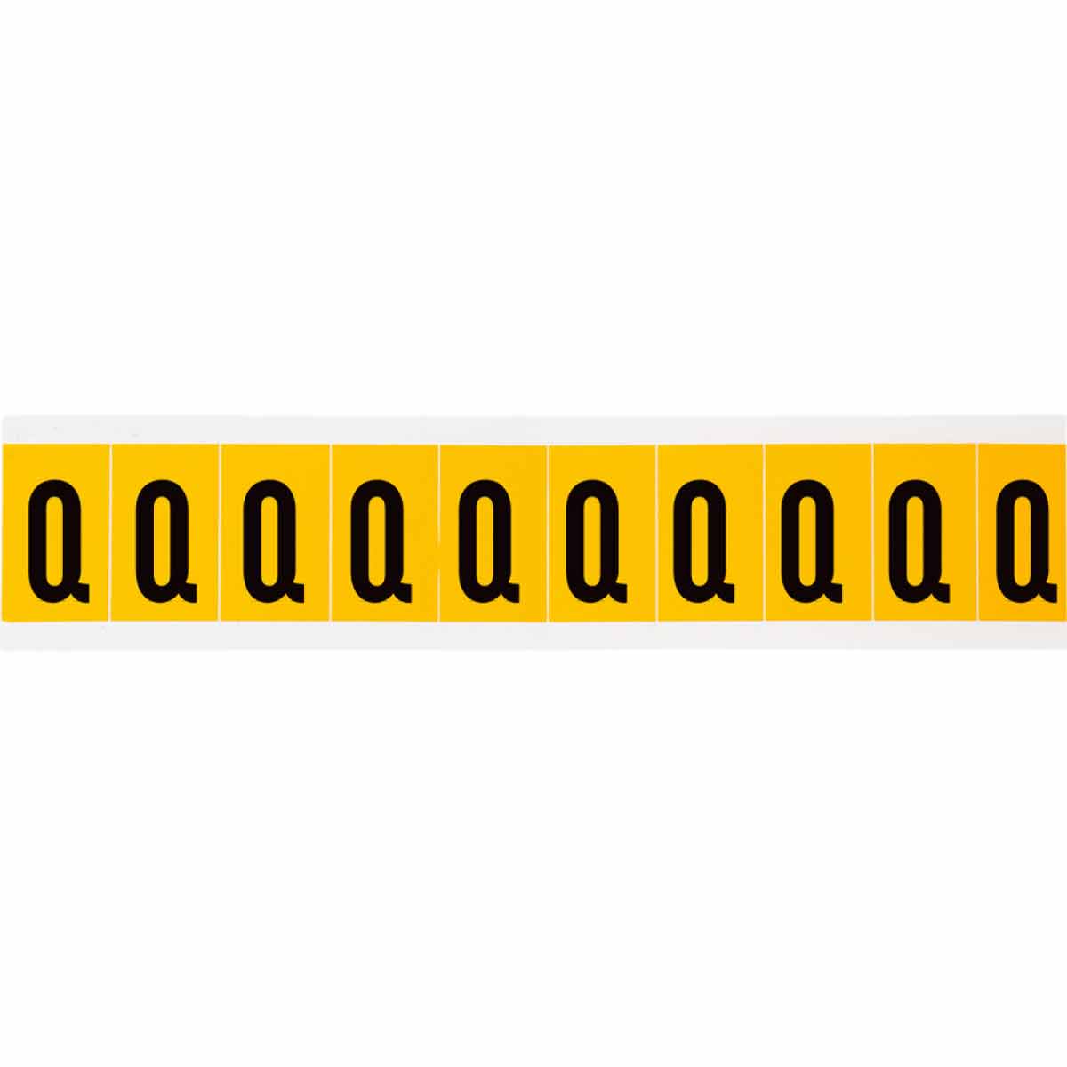 1 in Vinyl N&L Black on Yellow Q 10/PK