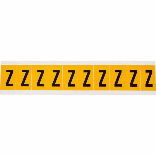 1 in Vinyl N&L Black on Yellow Z 10/PK