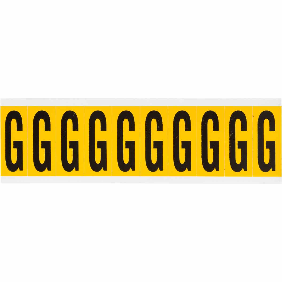1.938 in Vinyl N&L BK on YL G 10/PK