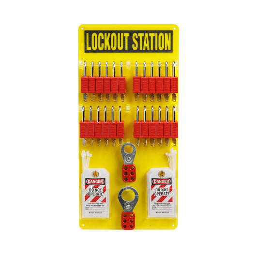 24-Lock Board W/KD Nylon Padlocks