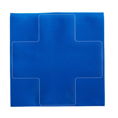 Floor Tape 4" W x 10" H Vinyl Blue