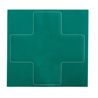 Floor Tape 3" W x 8" H Vinyl Green