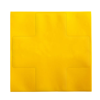 Floor Tape 4" W x 10" H Vinyl Yellow