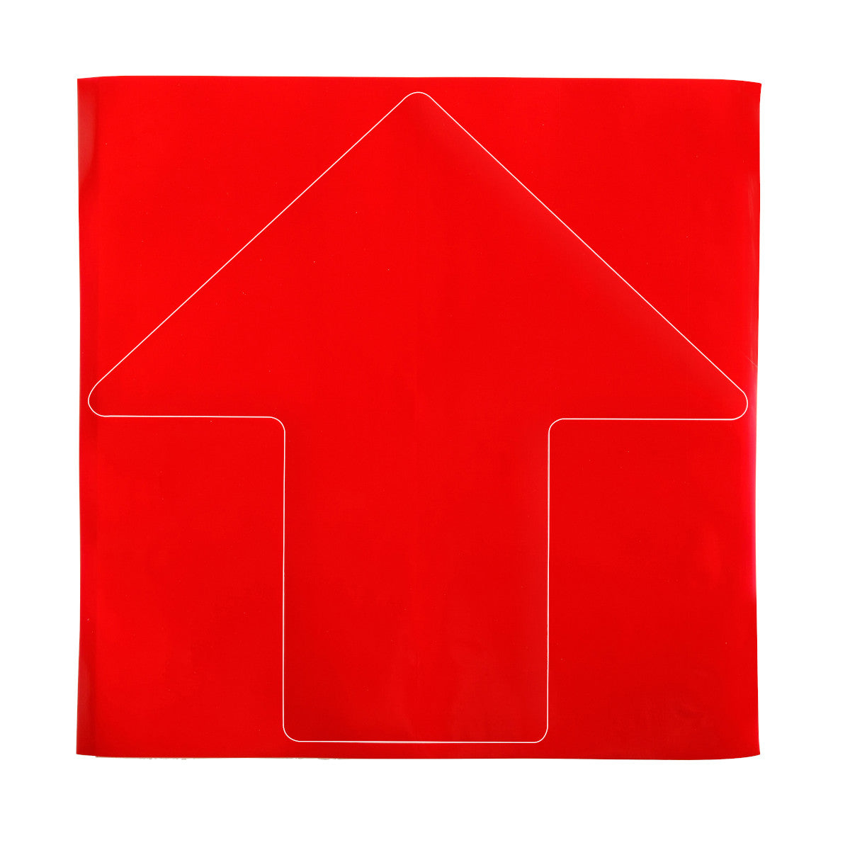 Floor Tape 3" W x 8" H Vinyl Red