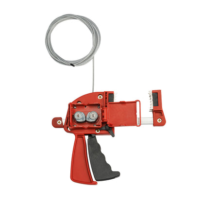 Clamping Cable Lockout Red 8FT