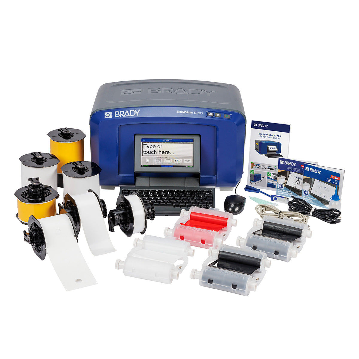 S3700 Label Printer w Label Material Kit