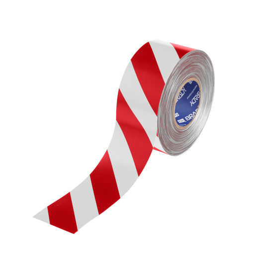 Floor Marking Tape 3inx100ft Red/White