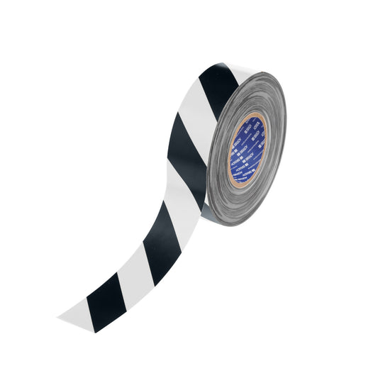 Floor Marking Tape 2inx100ft Black/White