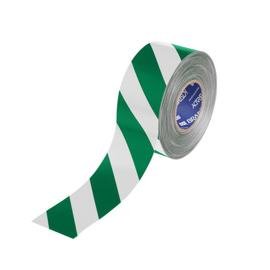 Floor Marking Tape 3inx100ft Green/White