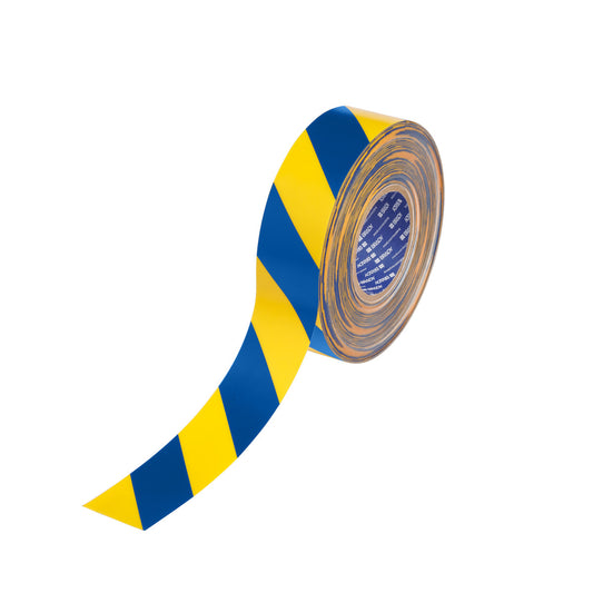 Floor Marking Tape 2inx100ft Blue/Yellow