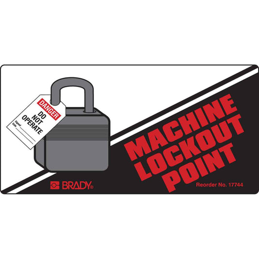 B-7569 2X4 25/PK MACHINE LOCKOUT POINT