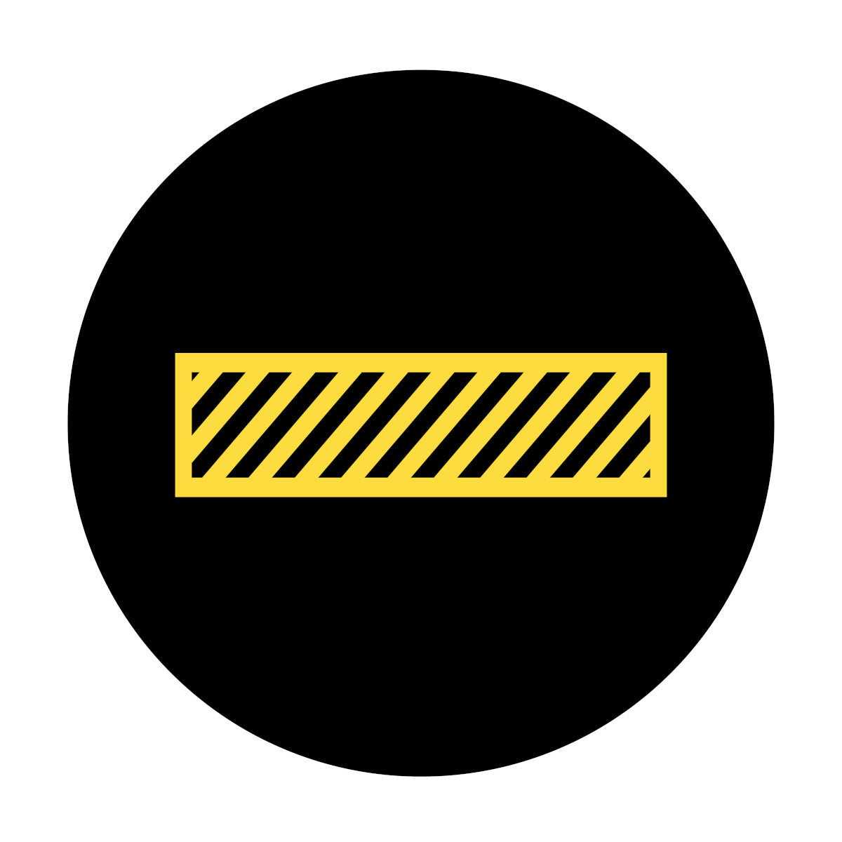 Lens Crosswalk Hatched Yellow SizeE