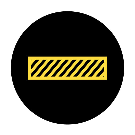 Lens Crosswalk Hatched Yellow SizeE