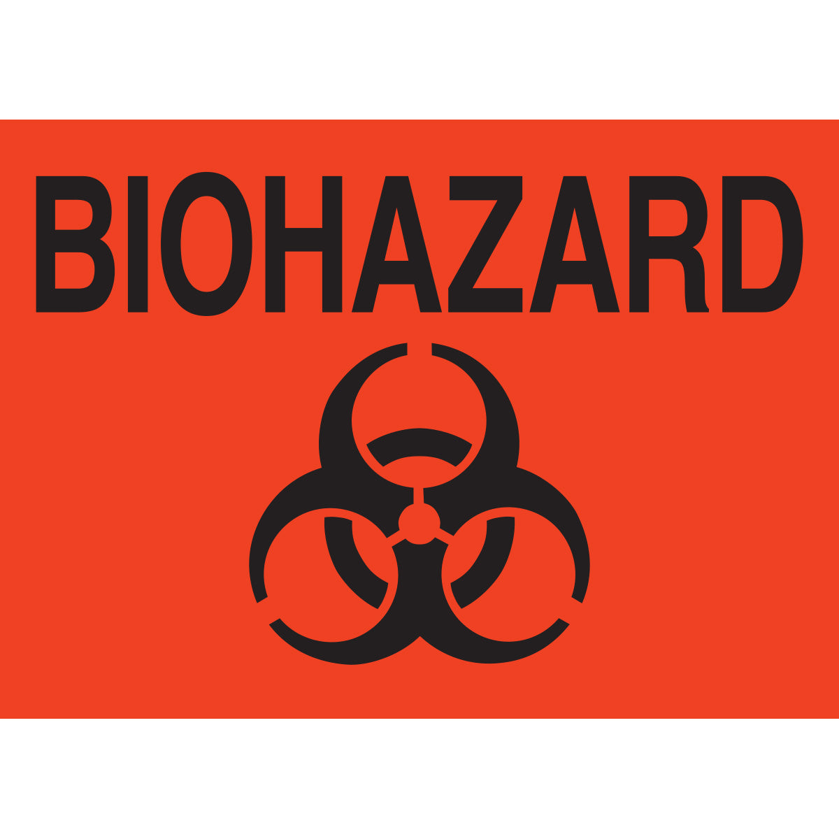 Lbls BIOHAZARD 10x14 Sign