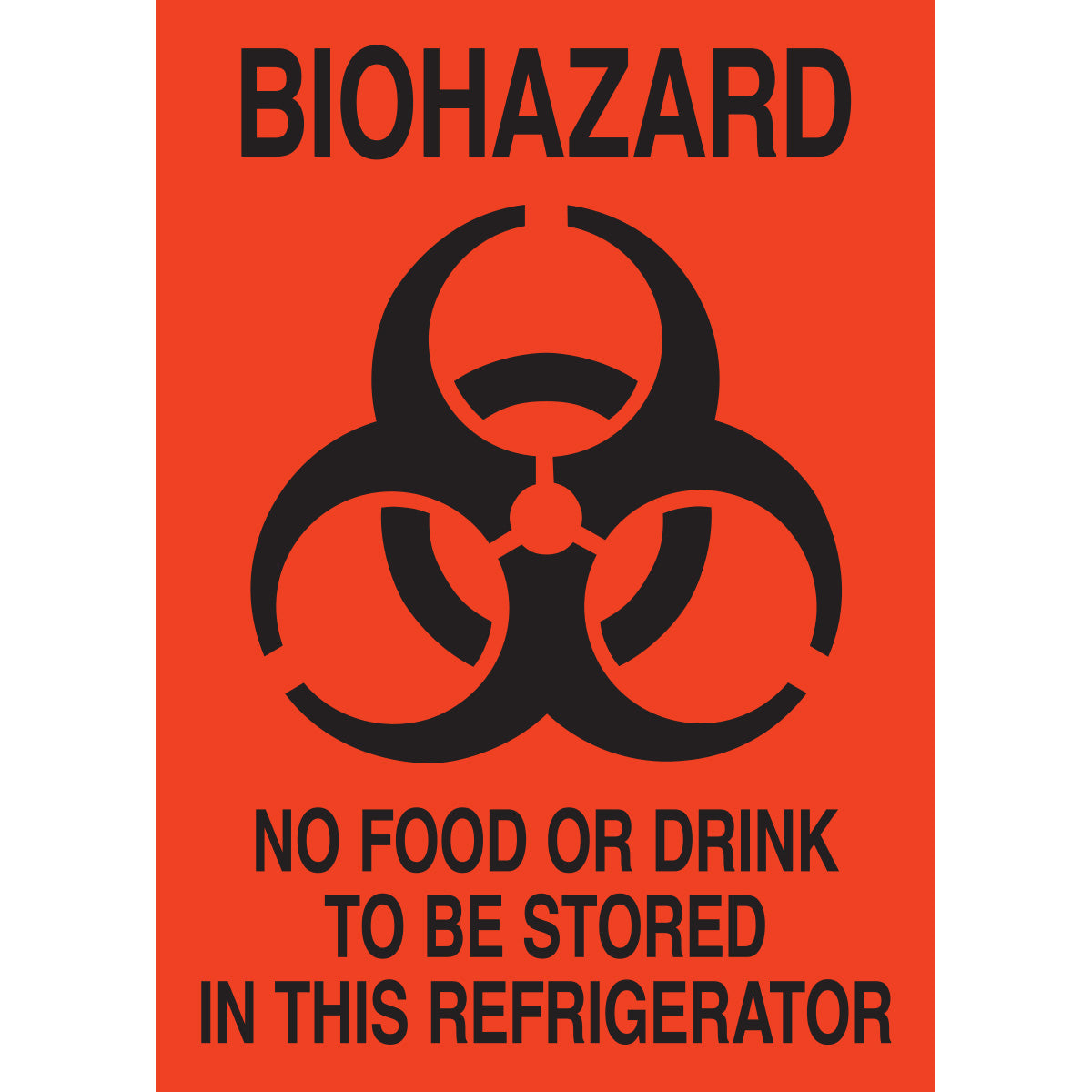 Lbls BIOHAZARD 14x10 Sign