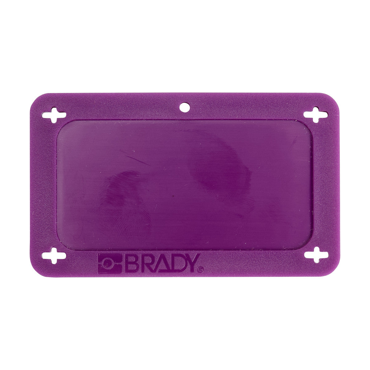 Blank Plastic Valve Tag 2.2x3.7 Purple