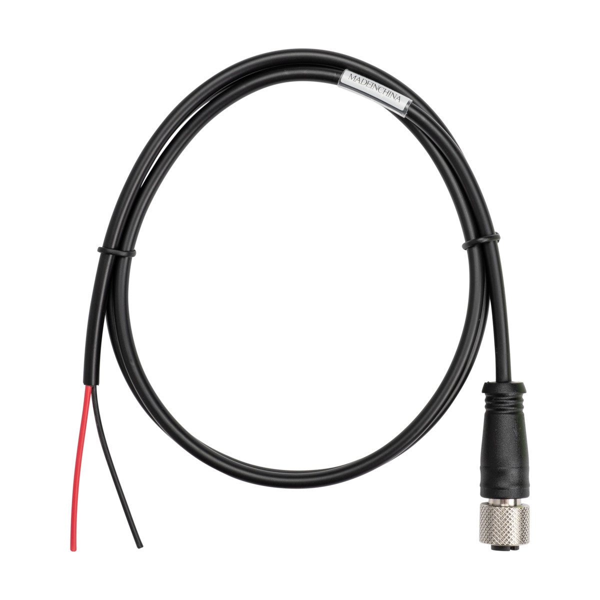 M12 Female to Flying Lead Power Cable 1m