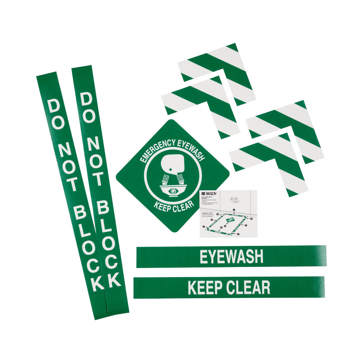 Eye Wash Floor Marking Kit