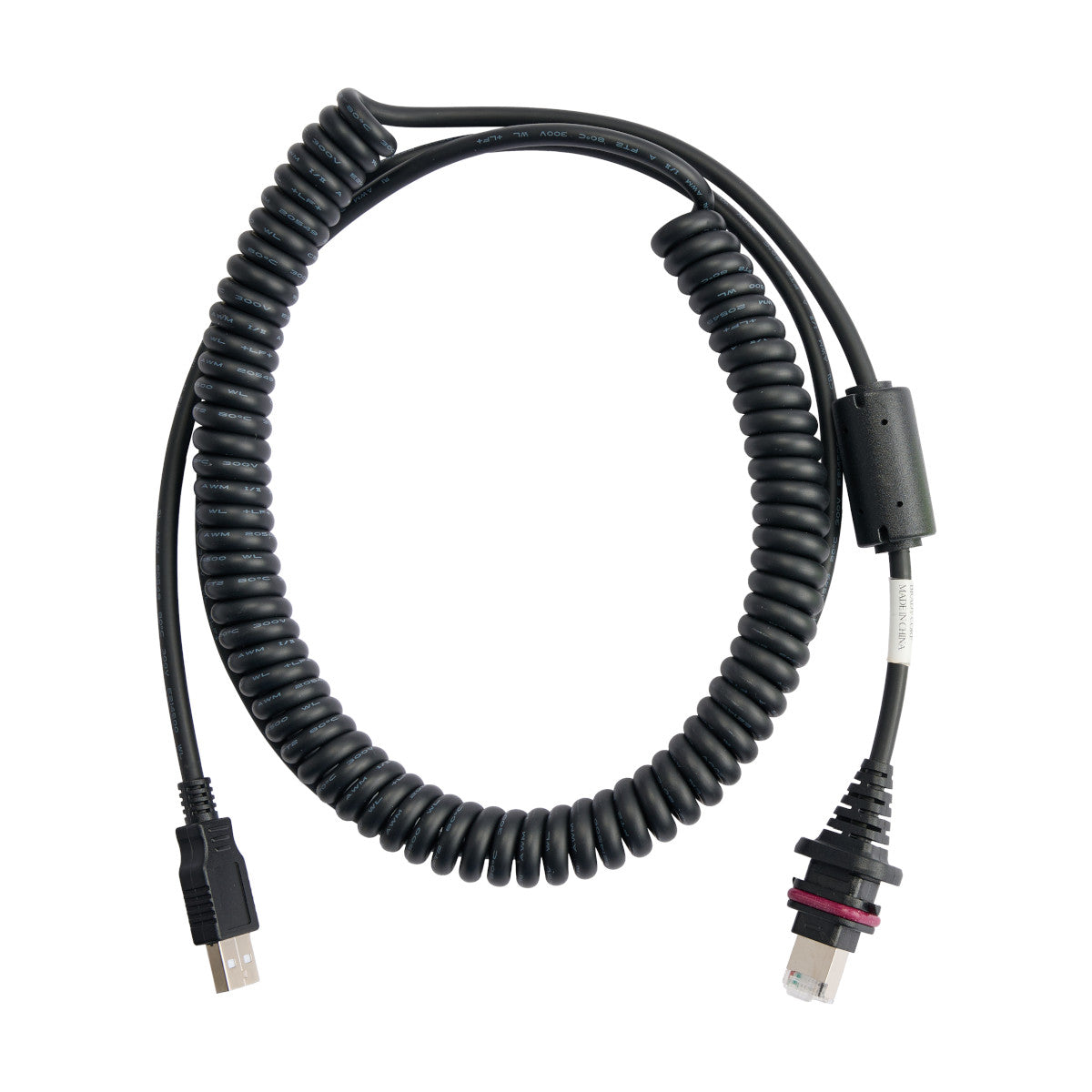 USBA to RJ50 Coiled Cable 9.84FT