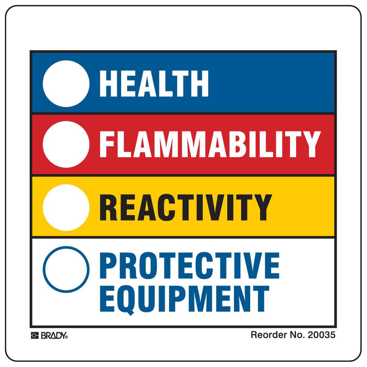 B-7569 3.875X3.875 50/PK HMIG LABEL