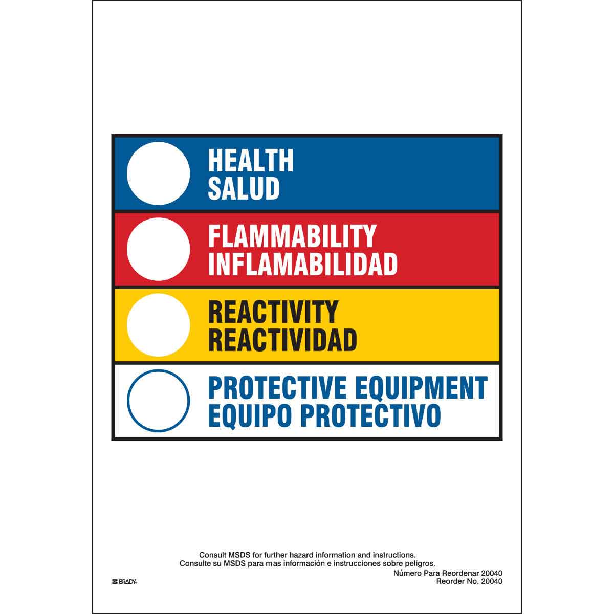 B-235 10XX7 100/PK HMIG LABEL