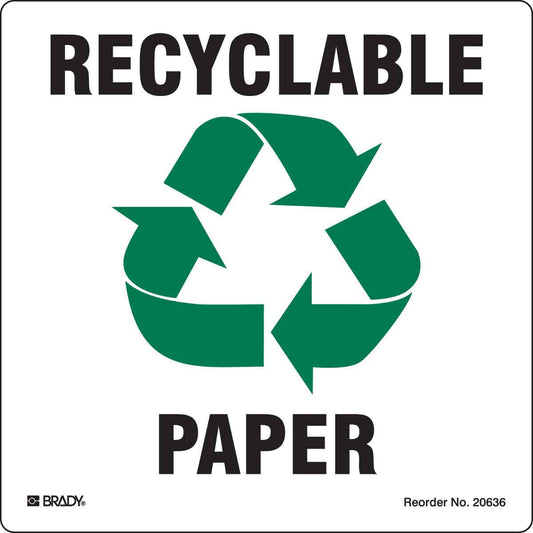 B-7569 5X5 5/PK RECYCLABLE PAPER