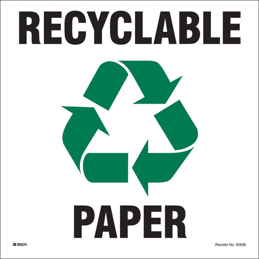 B-595 10X10 5/PK RECYCLABLE PAPER