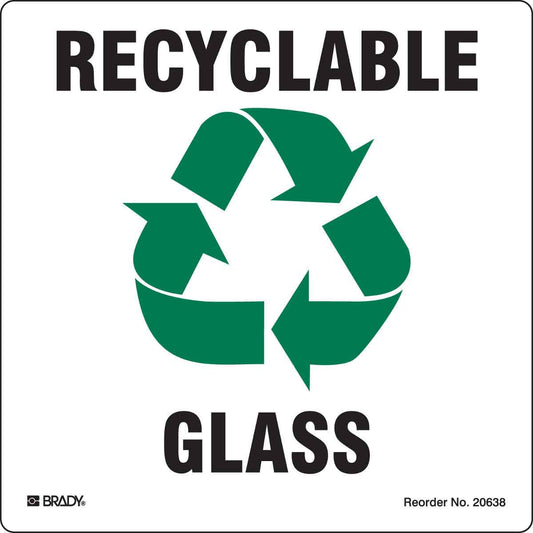 B-7569 5X5 5/PK RECYCLABLE GLASS