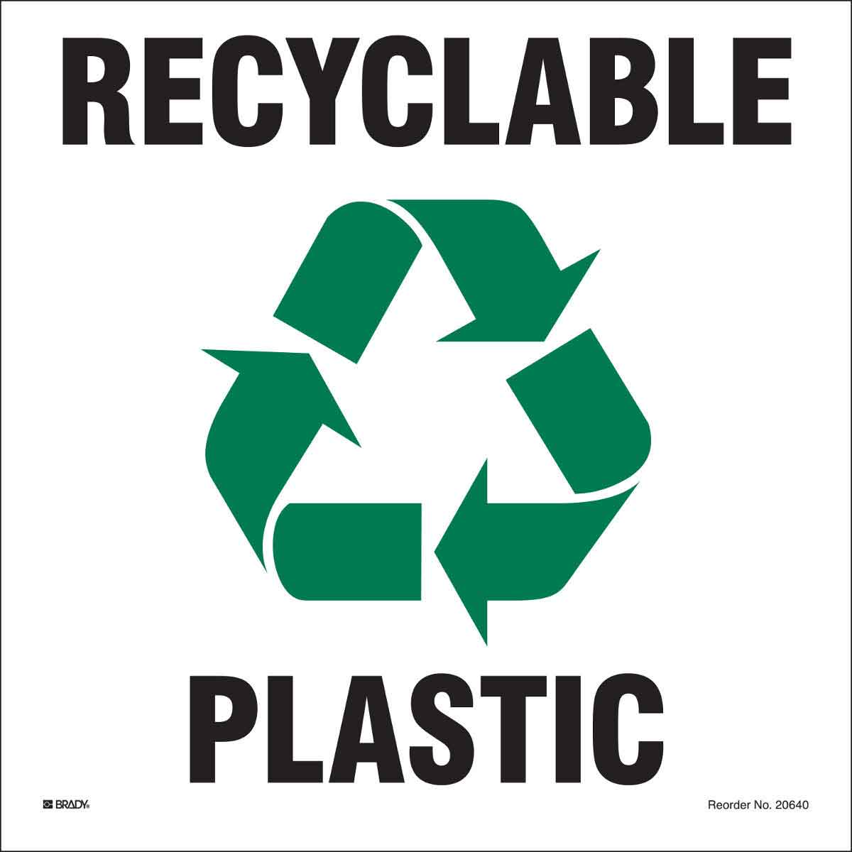 B-595 10X10 5/PK RECYCLABLE PLASTIC