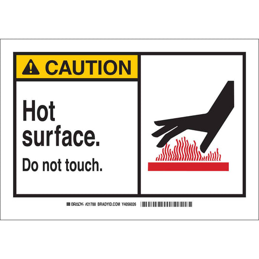 B120 7X10 ANSI BLK,RED,YEL/WHT HOT SURF