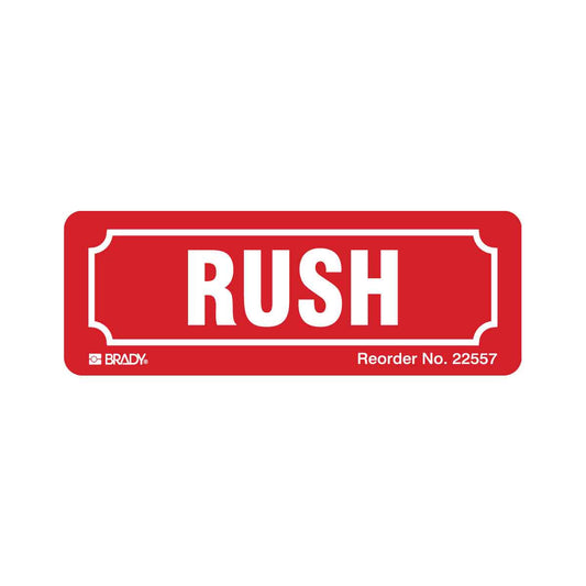 B-235 1.125X3.125 500/PK RUSH LABEL