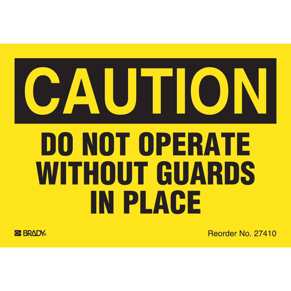 B-997 3.5X5 8/PK DO NOT OPERATE WITHOUT