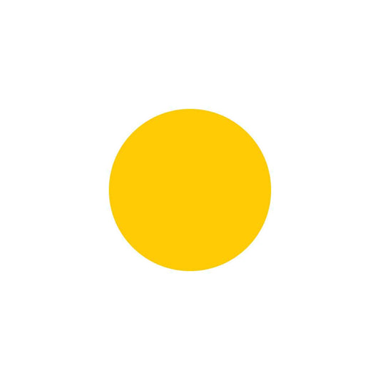 Color-Coded Dots 3 in Dia YL 500/RL