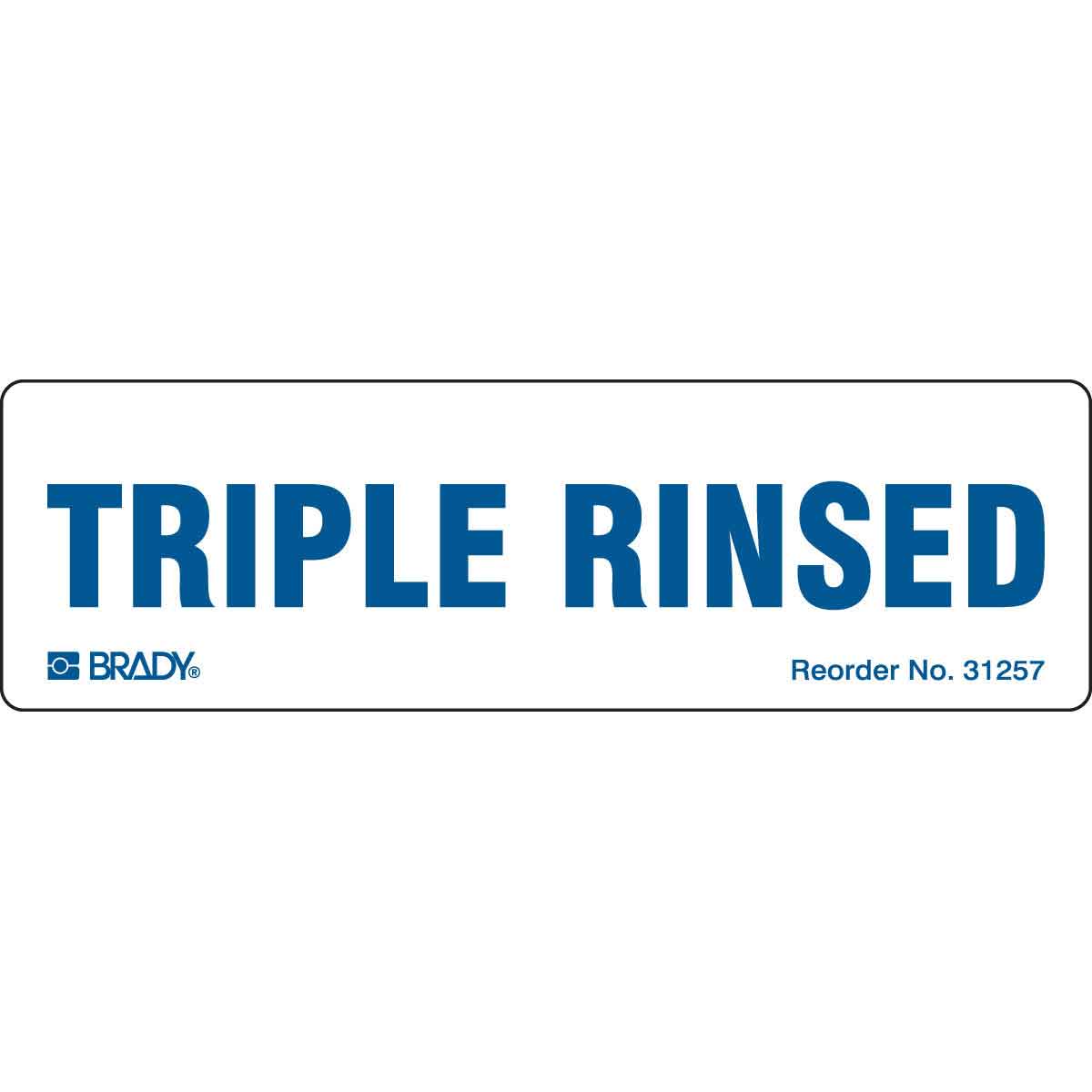 B-235 .875X2.875 250/PK TRIPLE RINSED