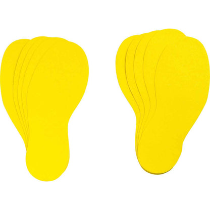 YELLOW FOOTPRINTS REMOVABLE ADHESIVE