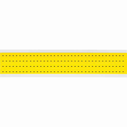0.25" Vinyl N&L Black on Yellow - 144/PK