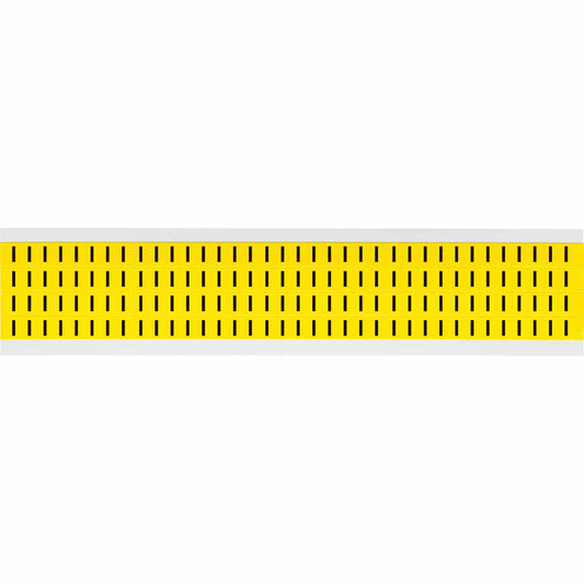 0.25" Vinyl N&L Black on Yellow I 144/PK
