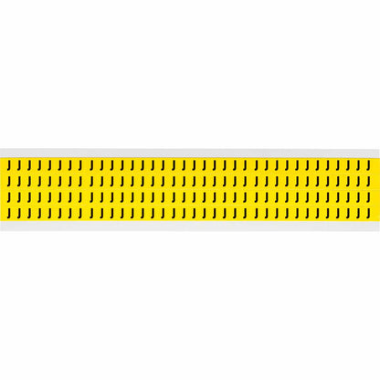 0.25" Vinyl N&L Black on Yellow J 144/PK