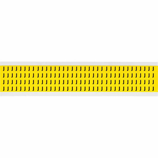 0.25" Vinyl N&L Black on Yellow J 144/PK