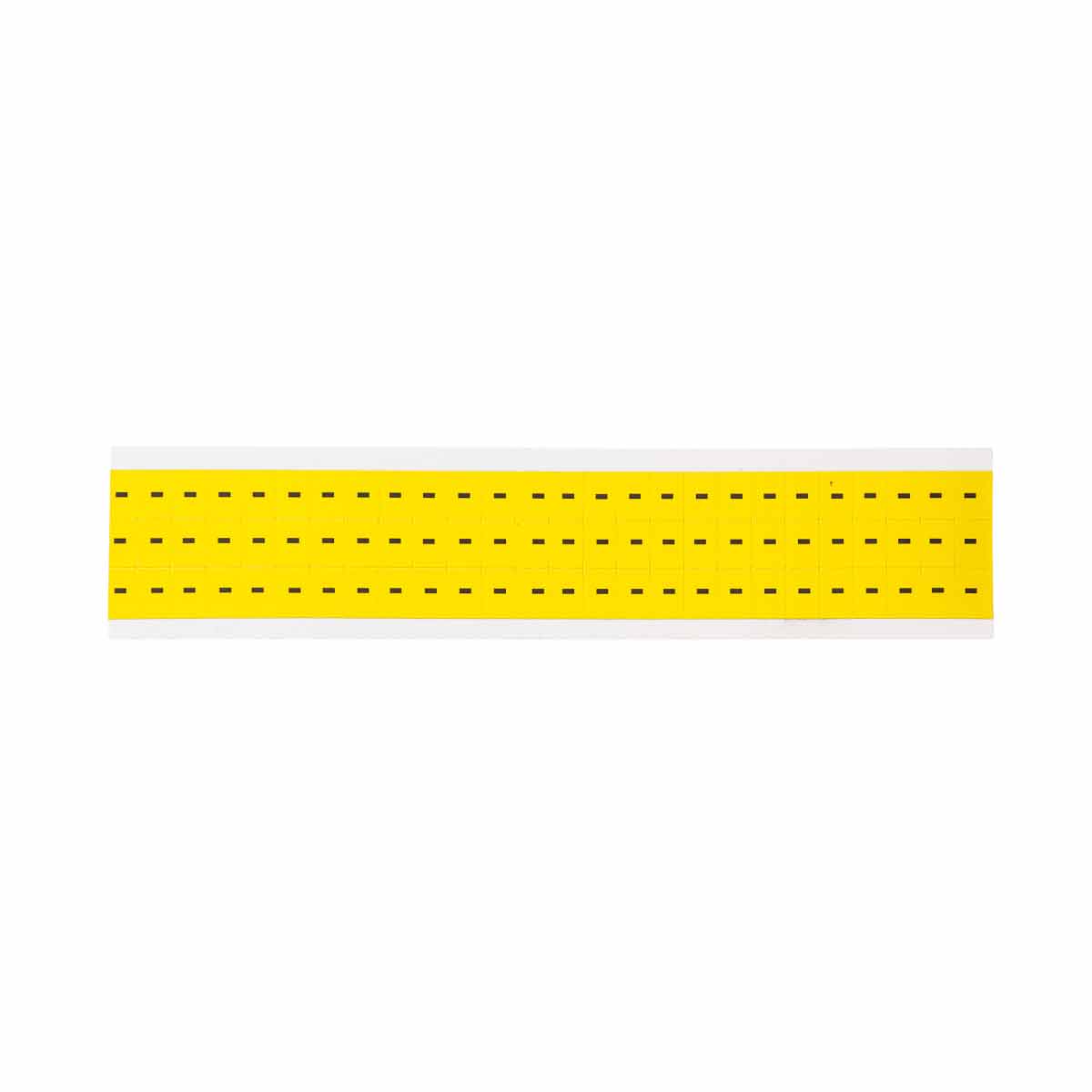 0.375" Vinyl N&L Black on Yellow - 78/PK