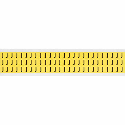 0.375" Vinyl N&L Black on Yellow J 78/PK