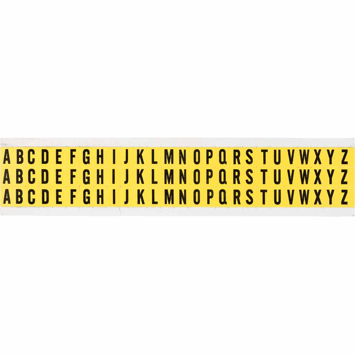 0.375 in Vinyl N&L BK on YL A to Z 78/PK