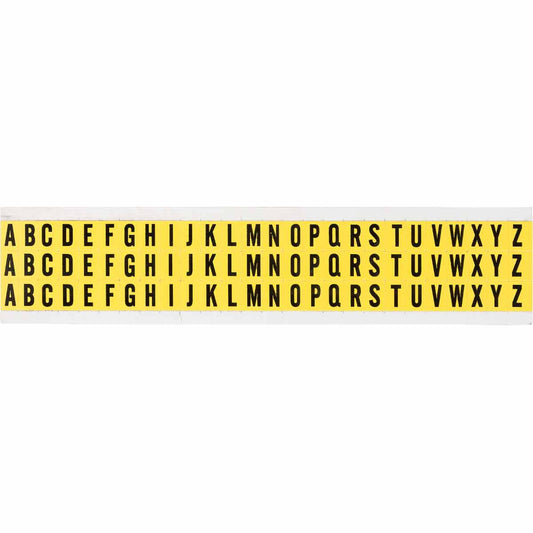 0.375 in Vinyl N&L BK on YL A to Z 78/PK
