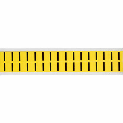 0.625" Vinyl N&L Black on Yellow I 32/PK