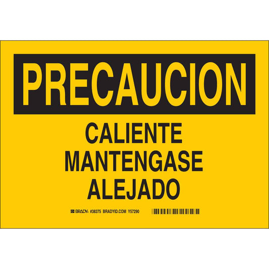 SPANISH/CAUT HOT KEEP AWAY
