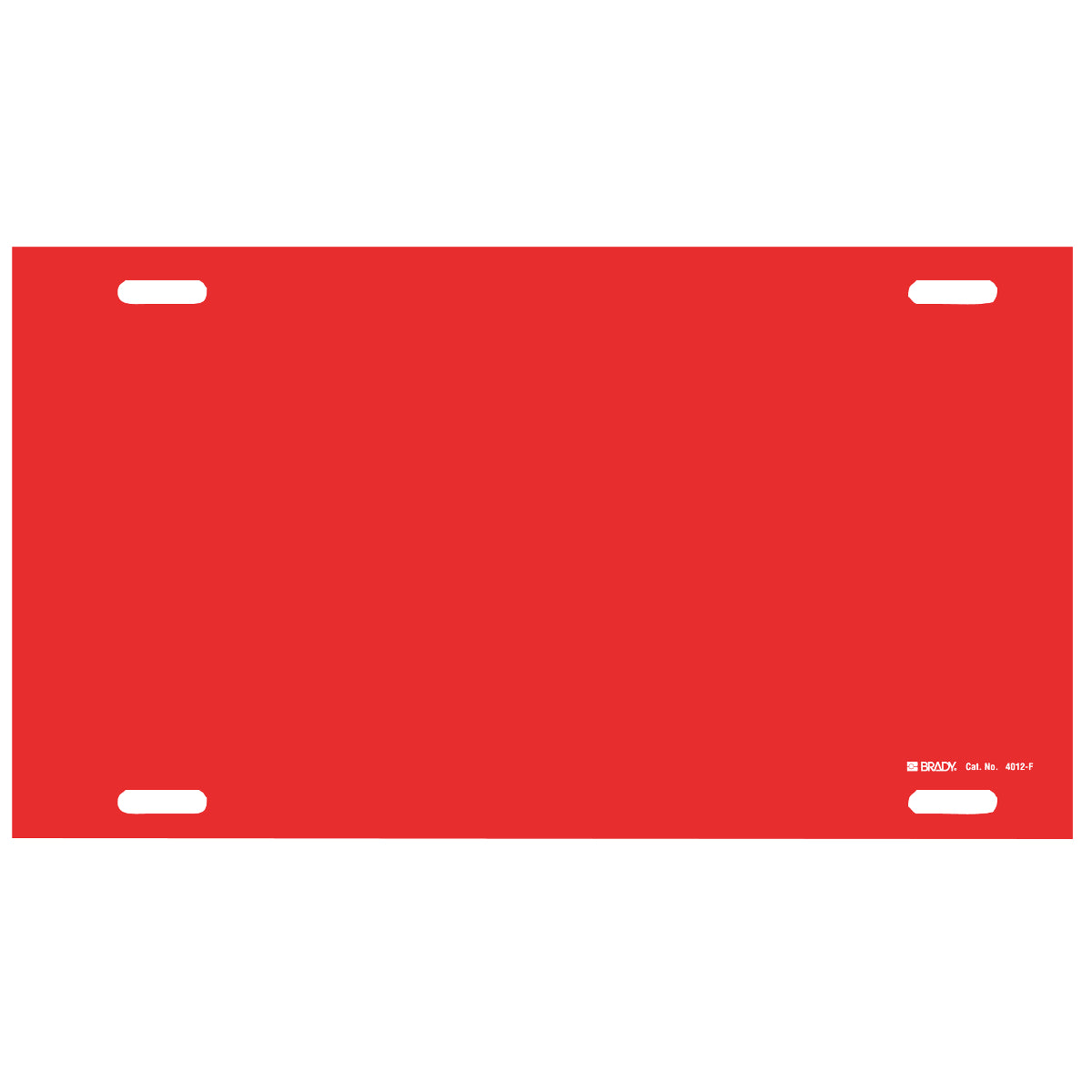 4012-F BLANK RED STYLE F