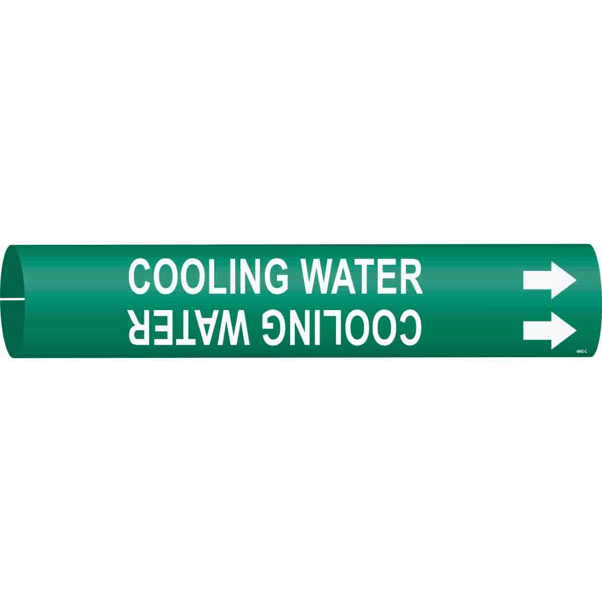 B915 STYLE C WHT/GRN COOLING WATER