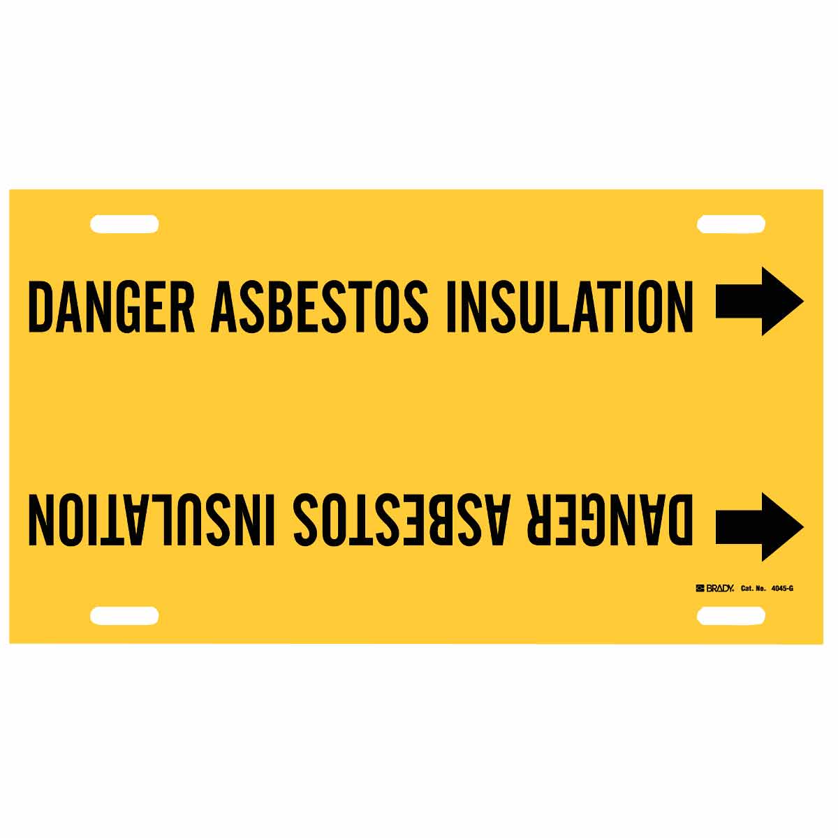 B915 STY G B/Y DNGR ASBESTOS INS